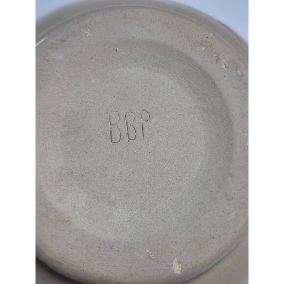 Handcrafted BBP Pottery Stoneware Bowl Stars & Stripes - Picture 6 of 7